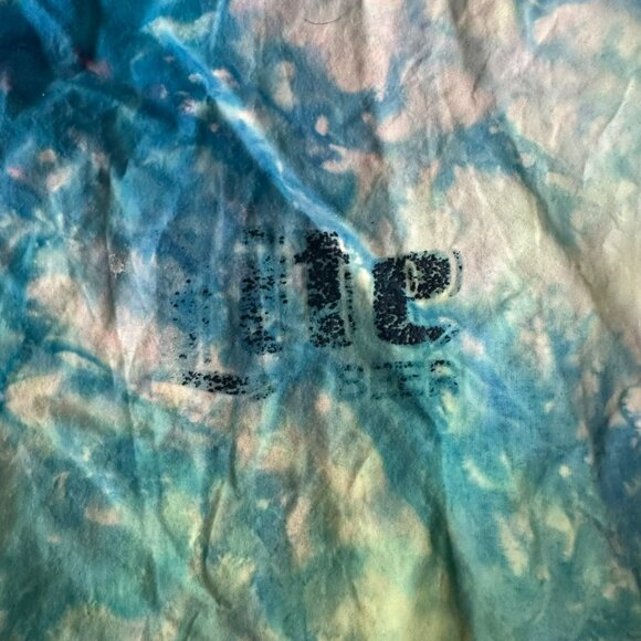 Tie-Dye Multicolor Swim Shorts By Rincon With Elastic Waist & Drawstring Size XL - Picture 2 of 8